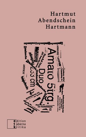 Buchcover Hartmann | Hartmut Abendschein | EAN 9783905846638 | ISBN 3-905846-63-2 | ISBN 978-3-905846-63-8