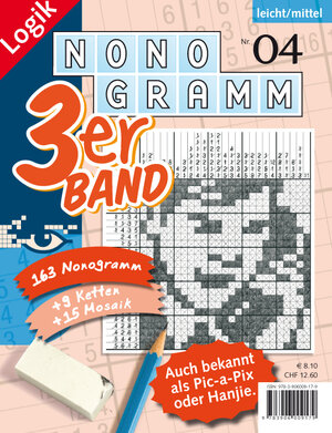 Buchcover Nonogramm 3er-Band Nr. 4  | EAN 9783906009179 | ISBN 3-906009-17-3 | ISBN 978-3-906009-17-9