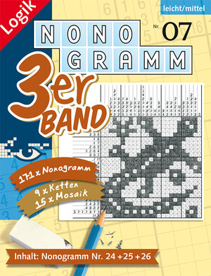 Buchcover Nonogramm 3er-Band Nr. 7  | EAN 9783906009483 | ISBN 3-906009-48-3 | ISBN 978-3-906009-48-3