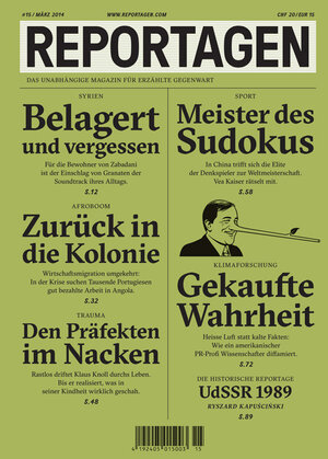 Buchcover Reportagen #15 | Klaus Knoll | EAN 9783906024141 | ISBN 3-906024-14-8 | ISBN 978-3-906024-14-1