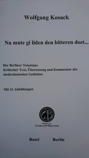 Buchcover Nu mute gi liden den bitteren doet... | Wolfgang Kosack | EAN 9783906206226 | ISBN 3-906206-22-X | ISBN 978-3-906206-22-6
