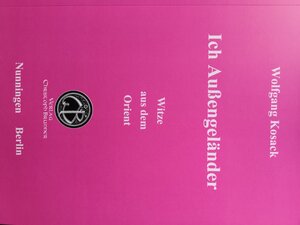 Buchcover Ich Aussengeländer | Wolfgang Kosack | EAN 9783906206813 | ISBN 3-906206-81-5 | ISBN 978-3-906206-81-3