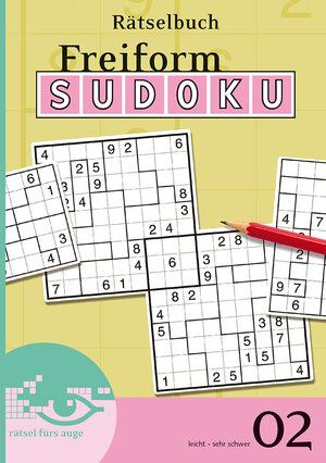 Buchcover Freiform-Sudoku Rätselbuch 02  | EAN 9783906238012 | ISBN 3-906238-01-6 | ISBN 978-3-906238-01-2