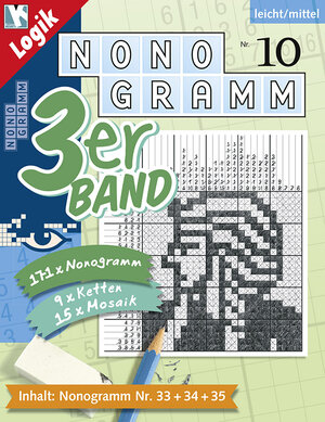 Buchcover Nonogramm 3er-Band Nr. 10  | EAN 9783906238197 | ISBN 3-906238-19-9 | ISBN 978-3-906238-19-7
