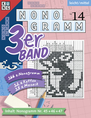 Buchcover Nonogramm 3er-Band Nr. 14  | EAN 9783906238661 | ISBN 3-906238-66-0 | ISBN 978-3-906238-66-1