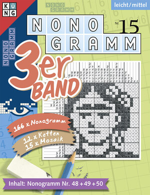 Buchcover Nonogramm 3er-Band Nr. 15  | EAN 9783906238692 | ISBN 3-906238-69-5 | ISBN 978-3-906238-69-2