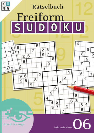 Buchcover Freiform-Sudoku Rätselbuch 06  | EAN 9783906238845 | ISBN 3-906238-84-9 | ISBN 978-3-906238-84-5