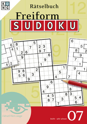 Buchcover Freiform-Sudoku Rätselbuch 07  | EAN 9783906238913 | ISBN 3-906238-91-1 | ISBN 978-3-906238-91-3