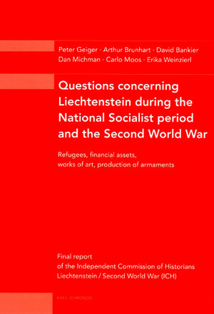 Buchcover Questions concerning Liechtenstein during the National Socialist period and the Second World War | Peter Geiger | EAN 9783906393452 | ISBN 3-906393-45-3 | ISBN 978-3-906393-45-2