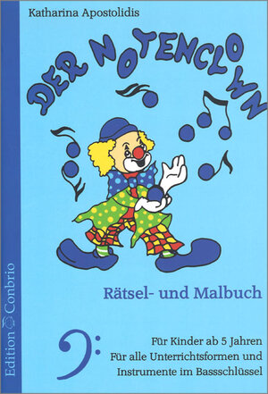 Buchcover Notenclown - Bassschlüssel  | EAN 9783906415277 | ISBN 3-906415-27-9 | ISBN 978-3-906415-27-7