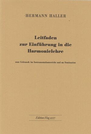 Buchcover Leitfaden zur Harmonielehre  | EAN 9783906415932 | ISBN 3-906415-93-7 | ISBN 978-3-906415-93-2
