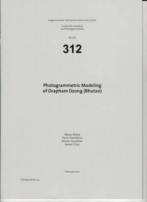 Buchcover Photogrammetric Modeling of Drapham Dzong (Buthan) | Maros Blaha | EAN 9783906467931 | ISBN 3-906467-93-7 | ISBN 978-3-906467-93-1