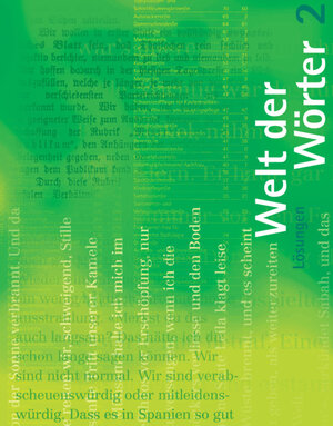 Buchcover Welt der Wörter 2 / Lösungen mit Kopiervorlagen | Walter Flückiger | EAN 9783906720975 | ISBN 3-906720-97-7 | ISBN 978-3-906720-97-5