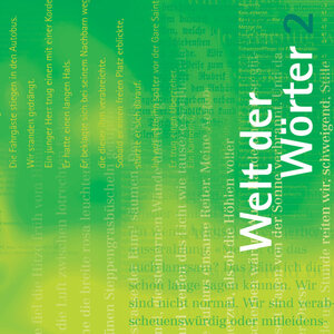 Buchcover Welt der Wörter 2 / Audio-CD | Walter Flückiger | EAN 9783906720982 | ISBN 3-906720-98-5 | ISBN 978-3-906720-98-2
