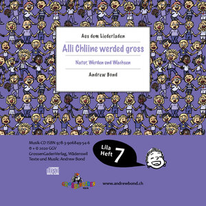Buchcover LILA07 Alli Chliine werded gross, CD | Andrew Bond | EAN 9783906849546 | ISBN 3-906849-54-6 | ISBN 978-3-906849-54-6