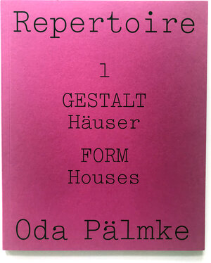 Buchcover Repertoire | Oda Pälmke | EAN 9783906946108 | ISBN 3-906946-10-X | ISBN 978-3-906946-10-8