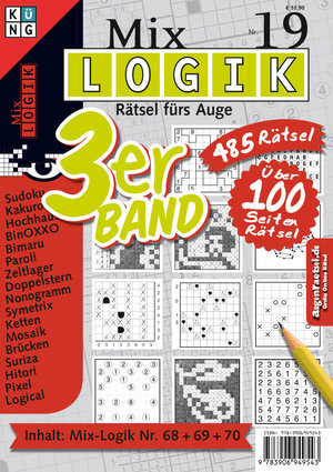 Buchcover Mix Logik 3er-Band Nr. 19  | EAN 9783906949543 | ISBN 3-906949-54-0 | ISBN 978-3-906949-54-3