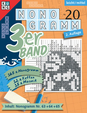 Buchcover Nonogramm 3er-Band Nr. 20  | EAN 9783906949550 | ISBN 3-906949-55-9 | ISBN 978-3-906949-55-0