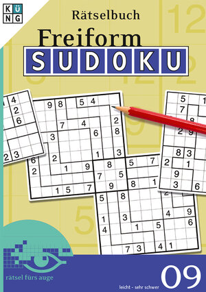 Buchcover Freiform-Sudoku 09 Rätselbuch  | EAN 9783906949642 | ISBN 3-906949-64-8 | ISBN 978-3-906949-64-2