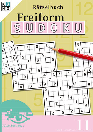 Buchcover Freiform-Sudoku 11 Rätselbuch  | EAN 9783906949666 | ISBN 3-906949-66-4 | ISBN 978-3-906949-66-6