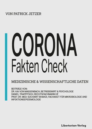 Buchcover Corona Fakten Check | Patrick Jetzer | EAN 9783906987989 | ISBN 3-906987-98-1 | ISBN 978-3-906987-98-9