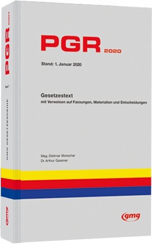 Buchcover PGR 2020 | Dietmar Morscher | EAN 9783907249000 | ISBN 3-907249-00-3 | ISBN 978-3-907249-00-0