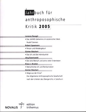 Buchcover Jahrbuch für Anthroposophische Kritik 2005  | EAN 9783907260128 | ISBN 3-907260-12-0 | ISBN 978-3-907260-12-8
