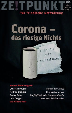Buchcover Corona – das große Nichts | EAN 9783907263006 | ISBN 3-907263-00-6 | ISBN 978-3-907263-00-6