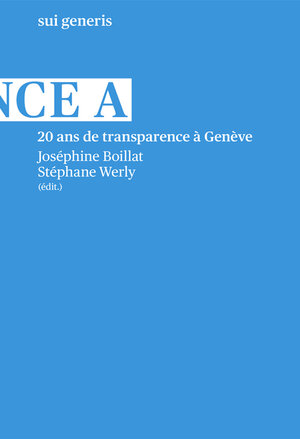 Buchcover 20 ans de transparence à Genève  | EAN 9783907297339 | ISBN 3-907297-33-4 | ISBN 978-3-907297-33-9