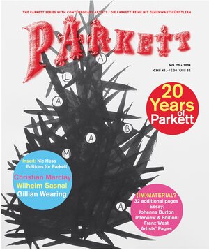 Buchcover Marclay, Christian /Sasnal, Wilhelm /Wearing, Gillian  | EAN 9783907582206 | ISBN 3-907582-20-9 | ISBN 978-3-907582-20-6