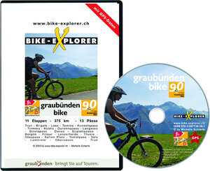 Buchcover Bike-Explorer Graubünden Bike 90, CD-ROM inkl. GPS-Tracks | Michelle Schierle | EAN 9783907738351 | ISBN 3-907738-35-7 | ISBN 978-3-907738-35-1