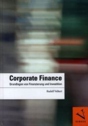 Buchcover Corporate Finance | Rudolf Volkart | EAN 9783908143901 | ISBN 3-908143-90-X | ISBN 978-3-908143-90-1