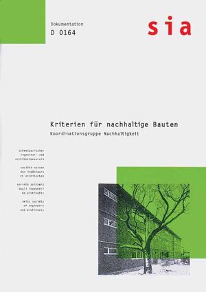 Buchcover Kriterien für nachhaltige Bauten  | EAN 9783908483069 | ISBN 3-908483-06-9 | ISBN 978-3-908483-06-9