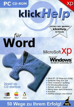 Buchcover klickHelp Word xp | Werner Greuter | EAN 9783909177813 | ISBN 3-909177-81-6 | ISBN 978-3-909177-81-3