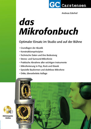 Buchcover Das Mikrofonbuch | Andreas Ederhof | EAN 9783910098473 | ISBN 3-910098-47-9 | ISBN 978-3-910098-47-3