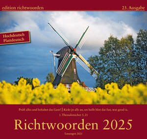 Buchcover Richtwoorden Kalender 2025 | Hannelore Kroon | EAN 9783910358119 | ISBN 3-910358-11-X | ISBN 978-3-910358-11-9