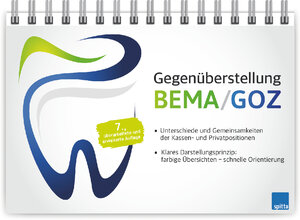 Buchcover Gegenüberstellung BEMA/GOZ | Andrea Zieringer | EAN 9783910397293 | ISBN 3-910397-29-8 | ISBN 978-3-910397-29-3