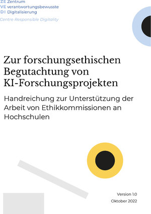 Buchcover Zur forschungsethischen Begutachtung von KI-Forschungsprojekten | Andreas Brenneis | EAN 9783910468009 | ISBN 3-910468-00-4 | ISBN 978-3-910468-00-9