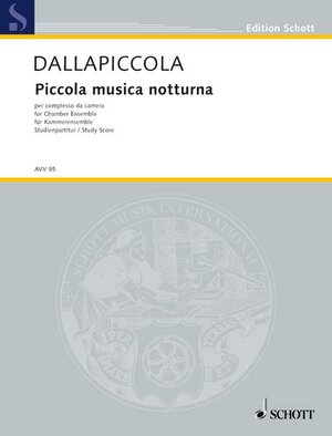 Buchcover Piccola musica notturna  | EAN 9783920045023 | ISBN 3-920045-02-5 | ISBN 978-3-920045-02-3