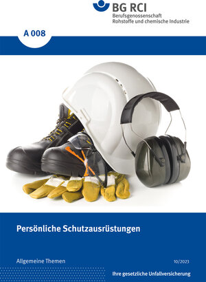Buchcover A 008 - Persönliche Schutzausrüstungen  | EAN 9783920506265 | ISBN 3-920506-26-X | ISBN 978-3-920506-26-5