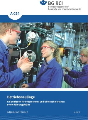 Buchcover A 024 - Betriebsneulinge  | EAN 9783920506470 | ISBN 3-920506-47-2 | ISBN 978-3-920506-47-0