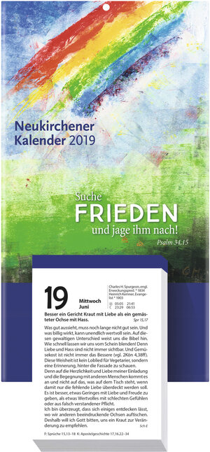 Buchcover Neukirchener Kalender 2019 - Abreißkalender | EAN 9783920524313 | ISBN 3-920524-31-4 | ISBN 978-3-920524-31-3