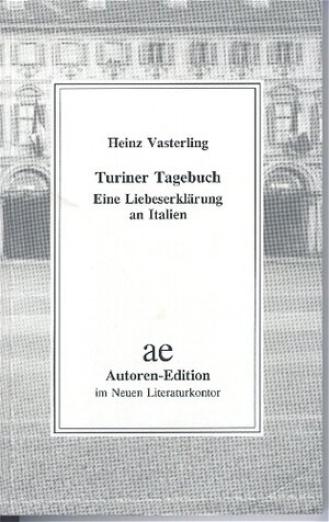 Buchcover Turiner Tagebuch | Heinz Vasterling | EAN 9783920591490 | ISBN 3-920591-49-6 | ISBN 978-3-920591-49-0