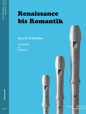 Buchcover Renaissance bis Romantik  | EAN 9783920696195 | ISBN 3-920696-19-0 | ISBN 978-3-920696-19-5
