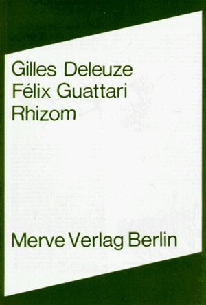 Buchcover Rhizom | Gilles Deleuze | EAN 9783920986838 | ISBN 3-920986-83-0 | ISBN 978-3-920986-83-8