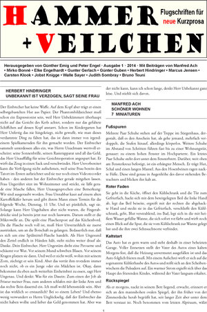 Buchcover Hammer + Veilchen Nr. 1  | EAN 9783921249550 | ISBN 3-921249-55-4 | ISBN 978-3-921249-55-0
