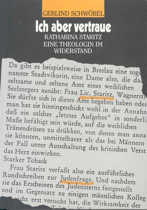 Buchcover Ich aber vertraue | Gerlind Schwöbel | EAN 9783922179221 | ISBN 3-922179-22-3 | ISBN 978-3-922179-22-1