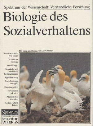 Buchcover Biologie des Sozialverhaltens | M P Ghiglieri | EAN 9783922508458 | ISBN 3-922508-45-6 | ISBN 978-3-922508-45-8