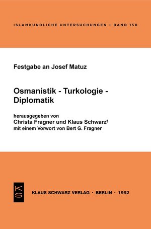 Buchcover Festgabe an Josef Matuz  | EAN 9783922968948 | ISBN 3-922968-94-5 | ISBN 978-3-922968-94-8