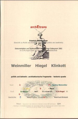 Buchcover Hiegel - Weinmiller - Klinkott: Politik und Ästhetik  | EAN 9783923222032 | ISBN 3-923222-03-3 | ISBN 978-3-923222-03-2